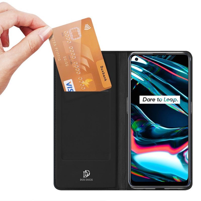 Kožené Pouzdro Folio Realme 7 Pro Kůže Pro Dux Ducis