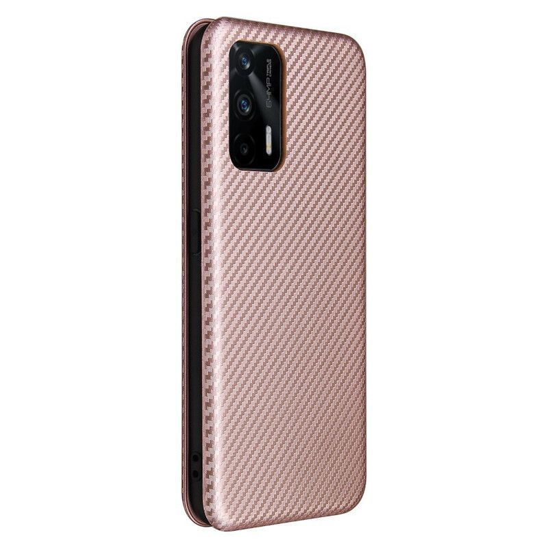 Kožené Pouzdro Folio Realme Gt 5g Silikonový Uhlík