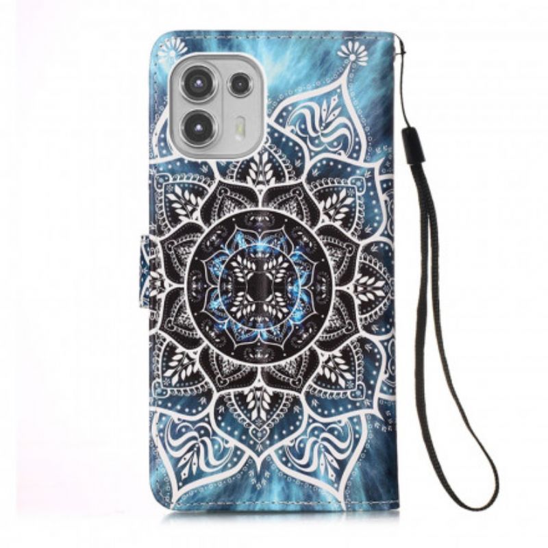 Kožené Pouzdro Motorola Edge 20 Lite Mandala Na Obloze