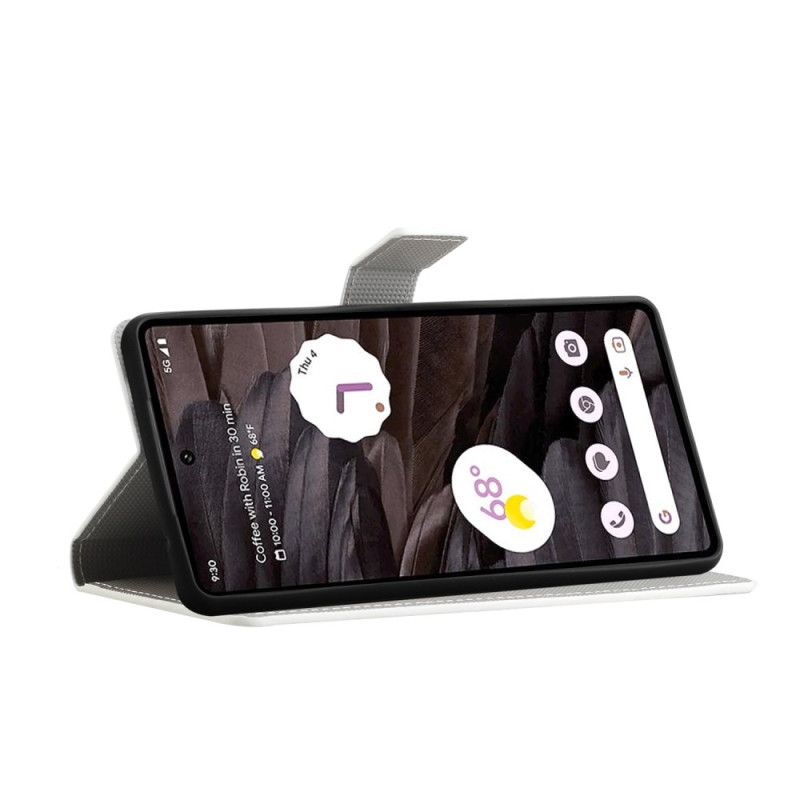 Kožený Kryt Google Pixel 8a Pár Sov