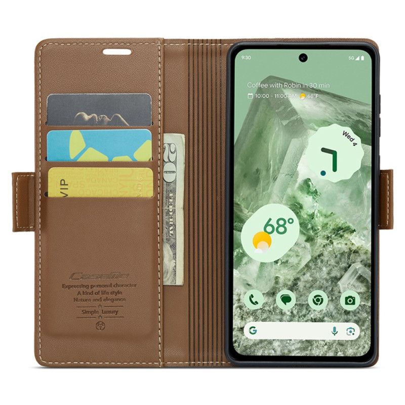 Kožený Kryt Na Google Pixel 8a S Caseme Rfid Blokováním