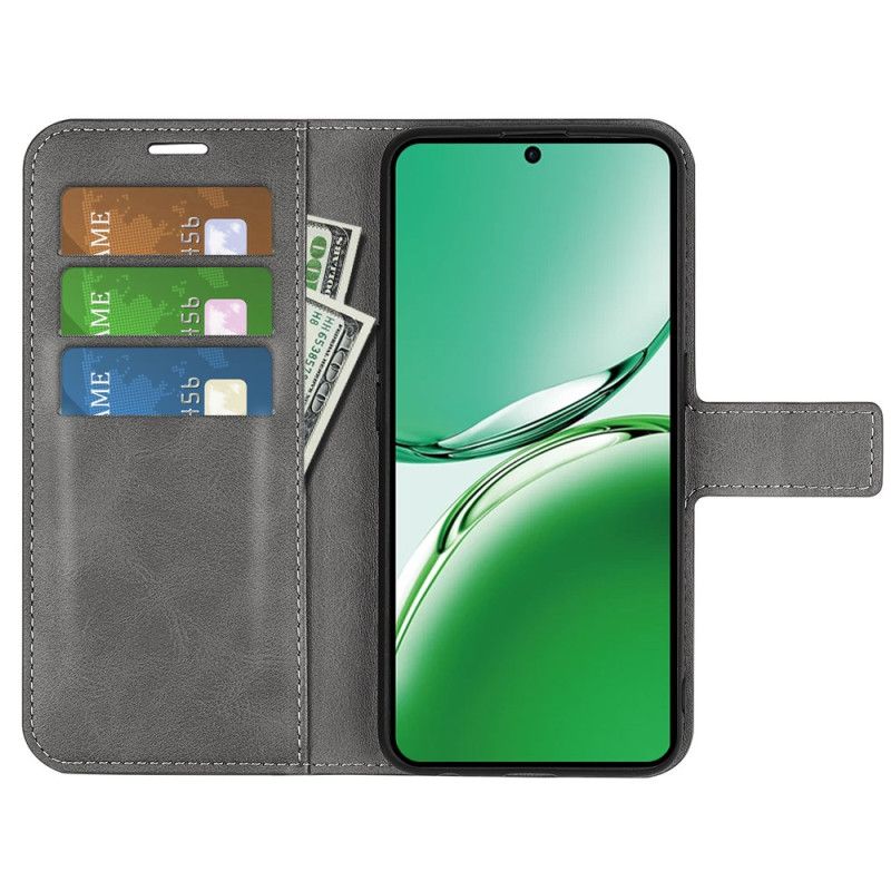 Kožený Kryt Oppo Reno 12f 5g Styl Kůže