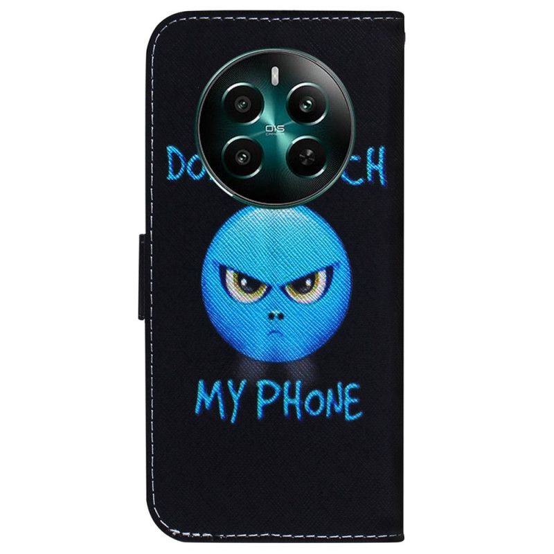 Kožený Kryt Realme 12 Plus 5g Telefon Emoji