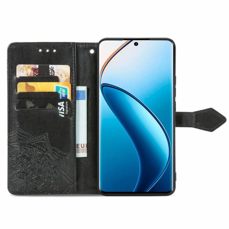 Kožený Kryt Realme 12 Pro / 12 Pro Plus Barokní Mandala