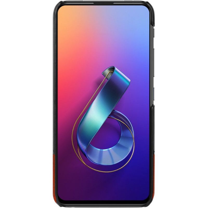 Kryt Asus Zenfone 6 Série S Koženými Efekty Imak Ruiyi