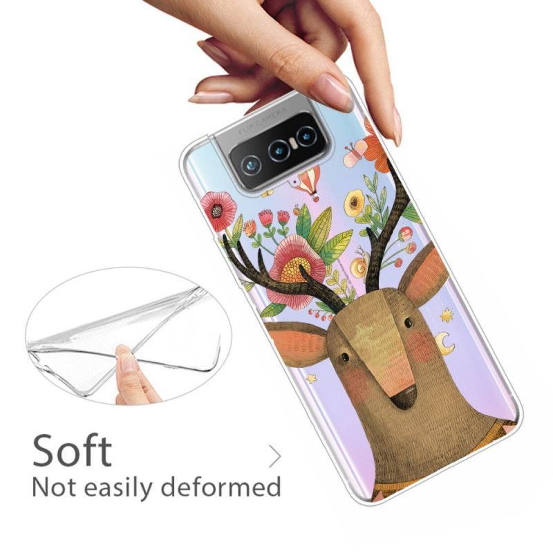 Kryt Asus Zenfone 7 / 7 Pro Kmenový Jelen