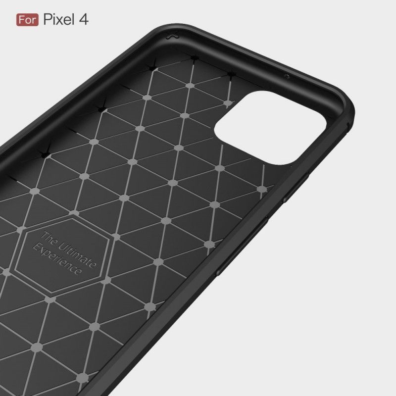 Kryt Google Pixel 4 Kartáčované Uhlíkové Vlákno