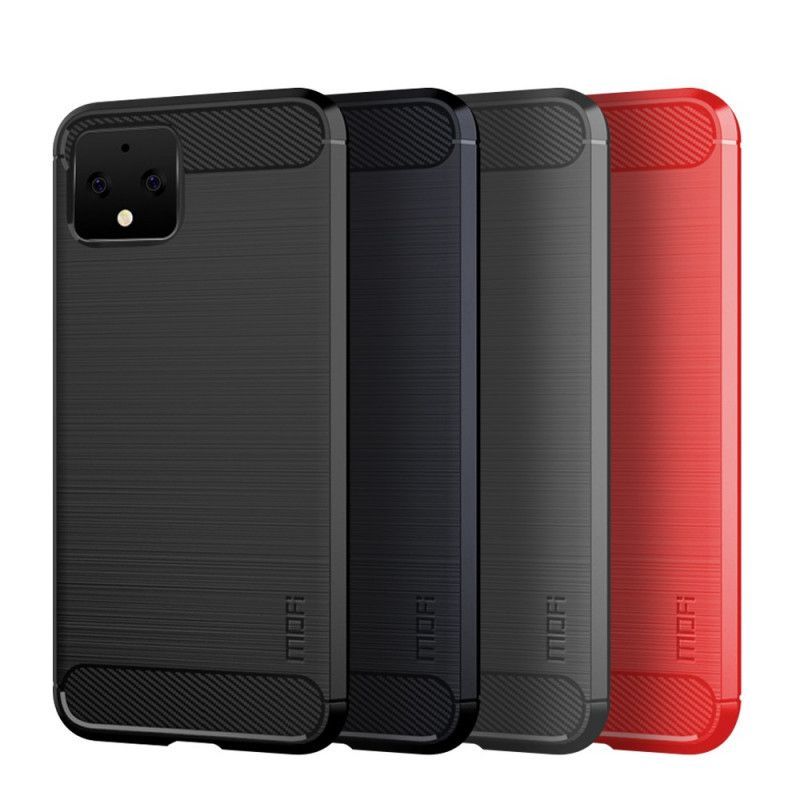 Kryt Google Pixel 4 Mofi Kartáčované Uhlíkové Vlákno