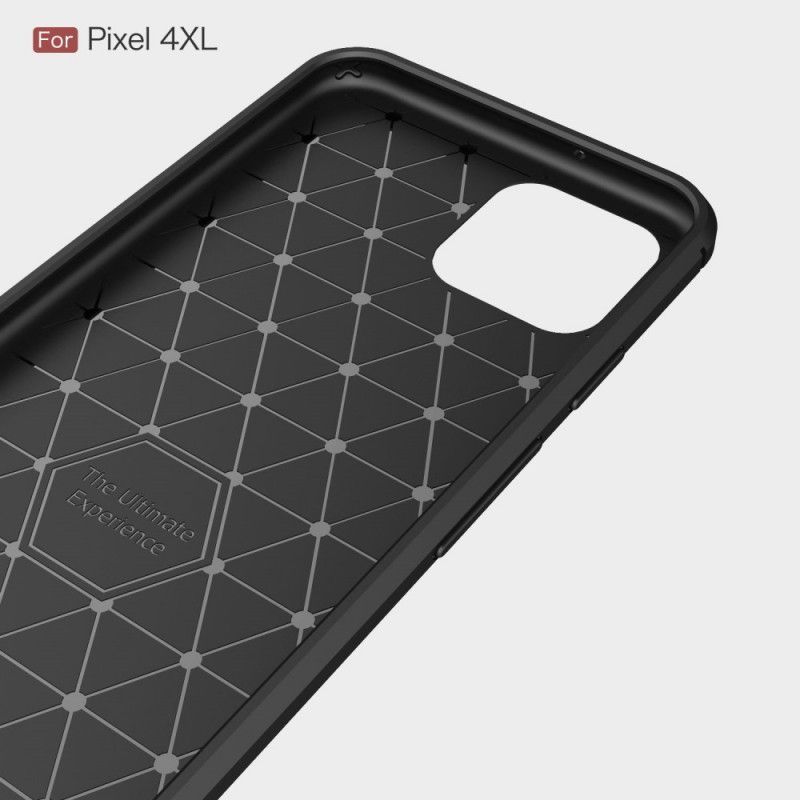 Kryt Google Pixel 4 Xl Kartáčované Uhlíkové Vlákno