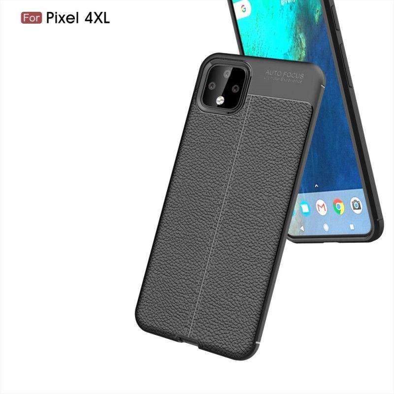 Kryt Google Pixel 4 Xl Litchi S Dvojitým Koženým Efektem