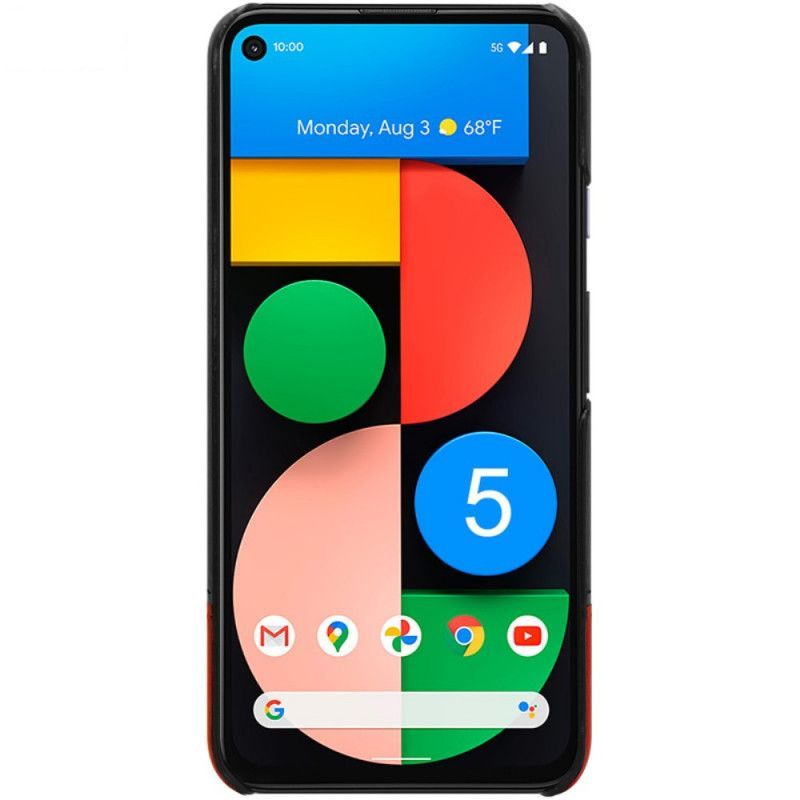 Kryt Google Pixel 5 Série S Koženým Efektem Imak Ruiyi