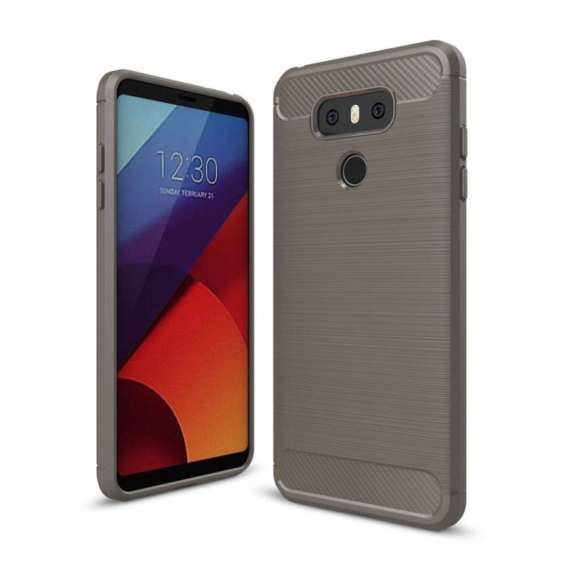 Kryt Lg G6 Kartáčované Uhlíkové Vlákno