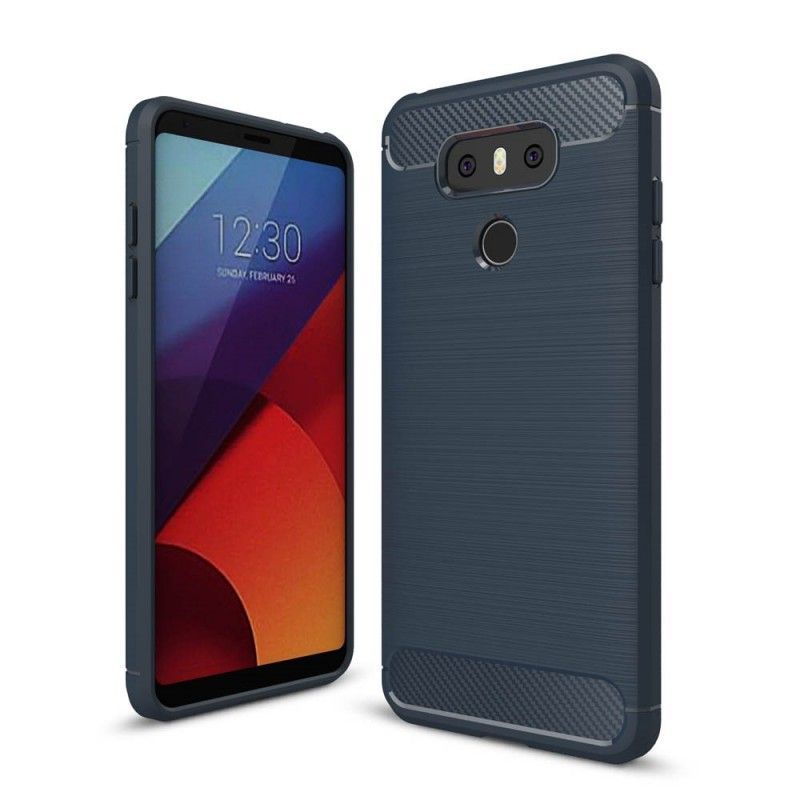 Kryt Lg G6 Kartáčované Uhlíkové Vlákno