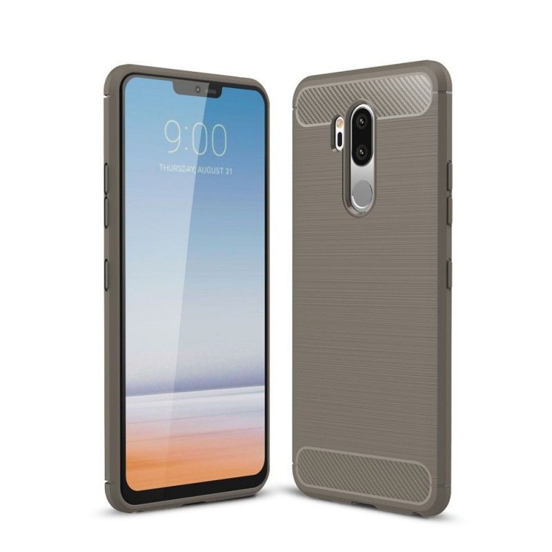 Kryt Lg G7 Thinq Kartáčované Uhlíkové Vlákno