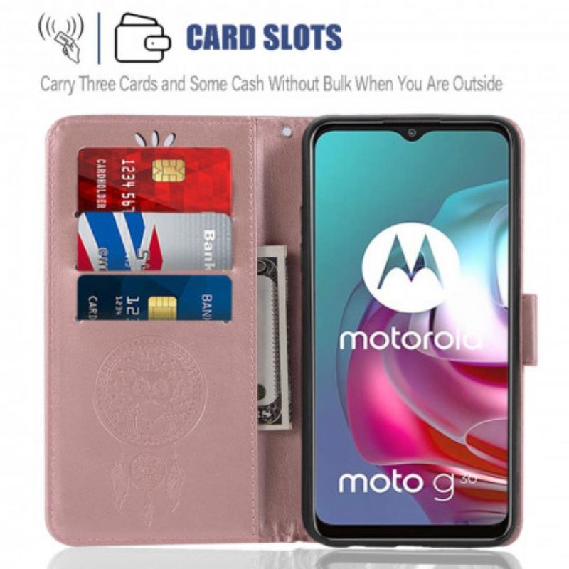 Kryt Moto G30 / Moto G10 Zasněná Sova