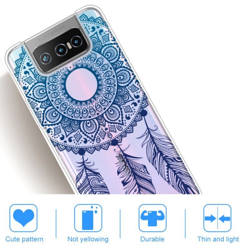 Kryt Na Asus Zenfone 7 / 7 Pro Jednoduchá Květinová Mandala