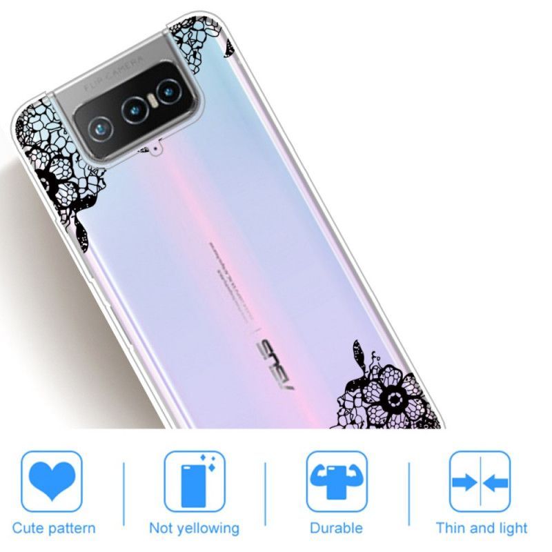 Kryt Na Asus Zenfone 7 / 7 Pro Jemná Krajka