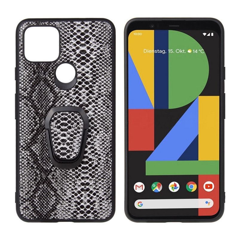 Kryt Na Google Pixel 5 Hadí Styl Držáku Prstenu