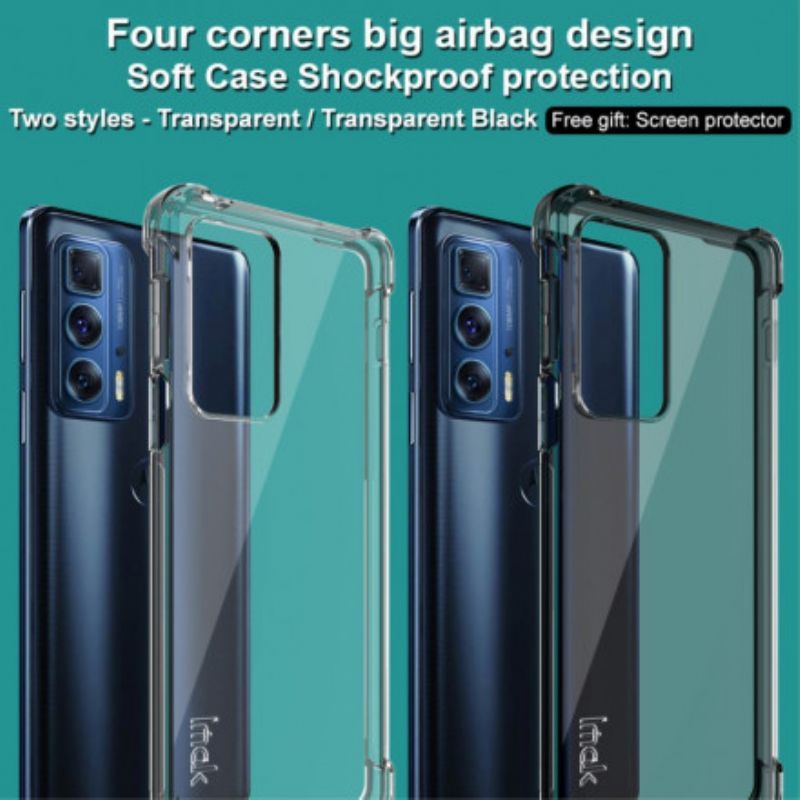 Kryt Na Motorola Edge 20 Pro Transparentní S Filmem Imak Screen