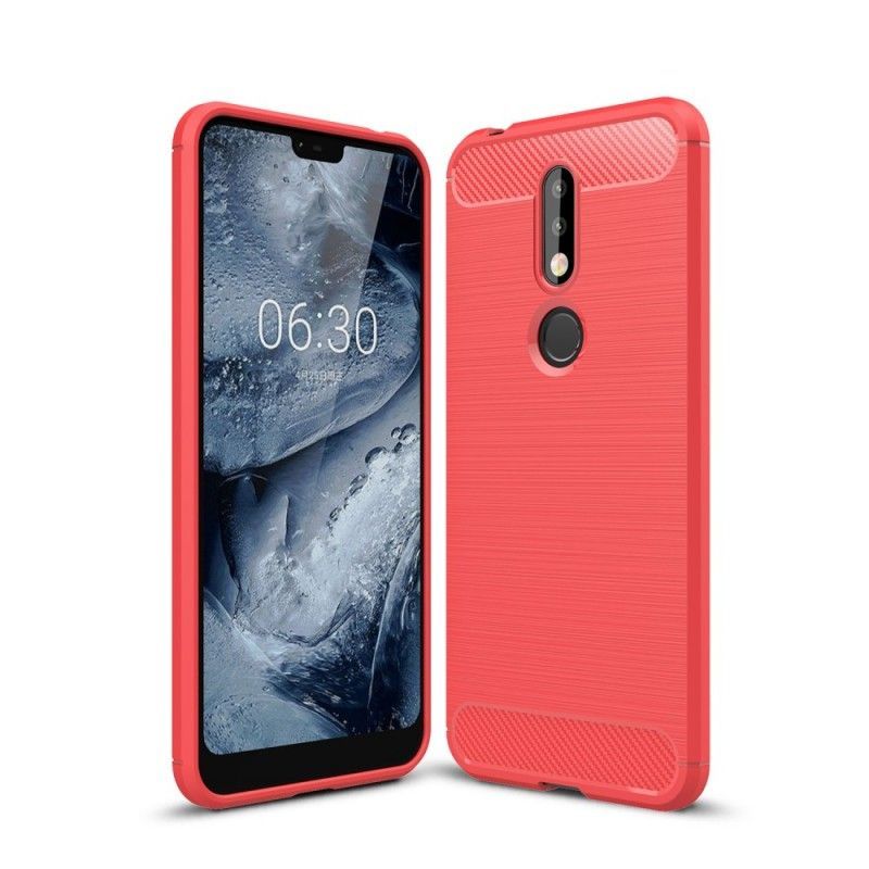 Kryt Nokia 7.1 Kartáčované Uhlíkové Vlákno