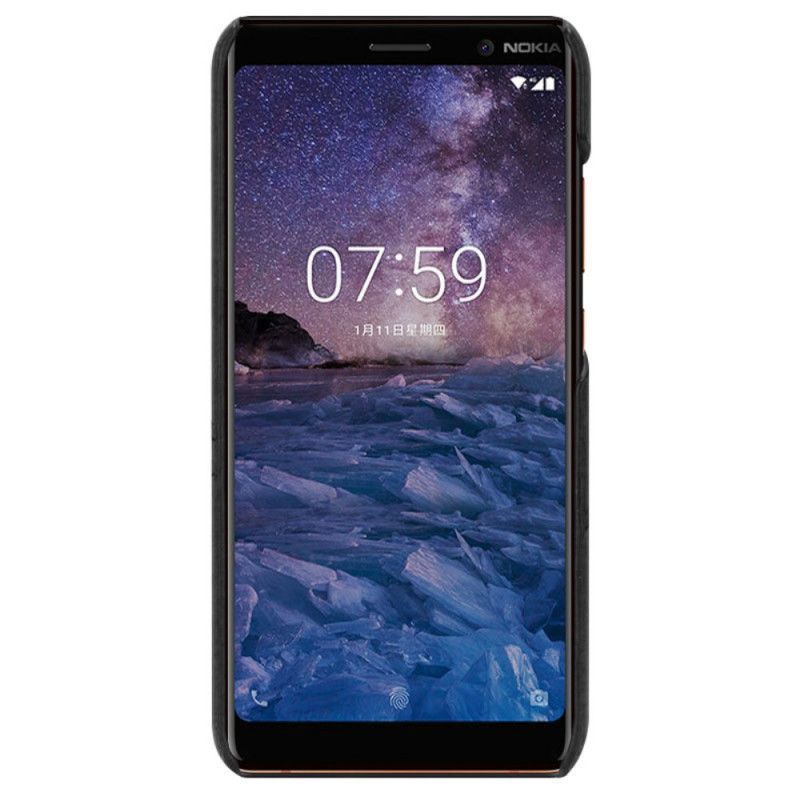 Kryt Nokia 9 Pureview Kožený Efekt Série Imak