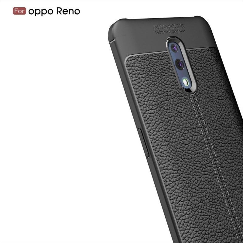 Kryt Oppo Reno Efekt Kůže Litchi