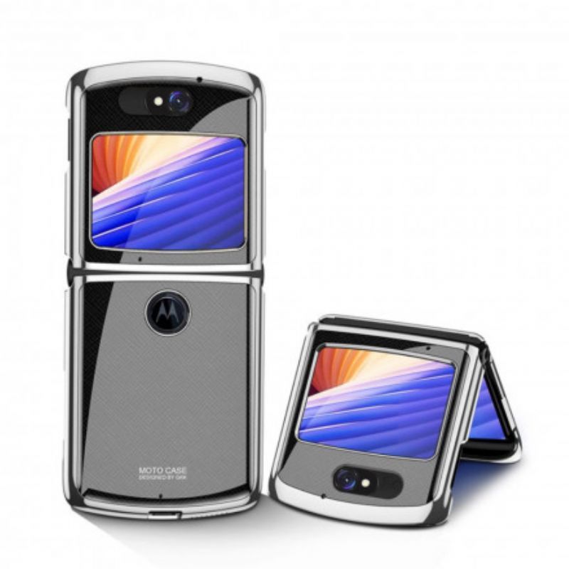 Motorola Razr 5g Gkk Texturované Pouzdro Z Tvrzeného Skla