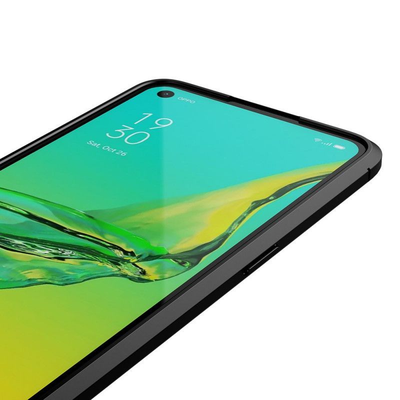 Oppo A53 / A53s Kožené Pouzdro S Efektem Liči