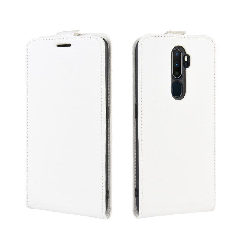 Oppo A9 2020 / A5 2020 Flip Cover S Koženým Efektem