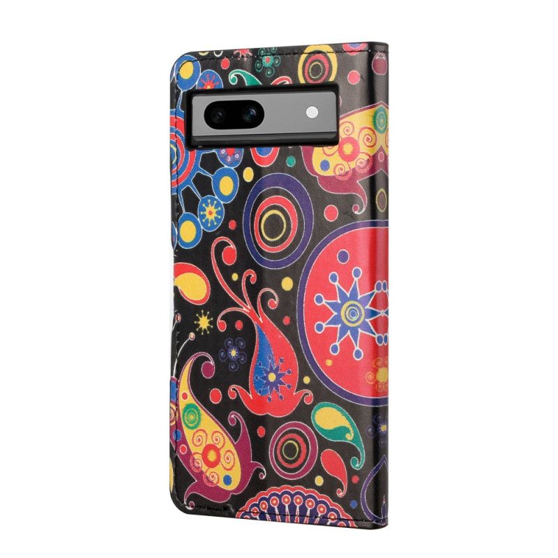 Peněženková Pouzdra Google Pixel 8a Kryty Na Mobil Galaxy Pattern