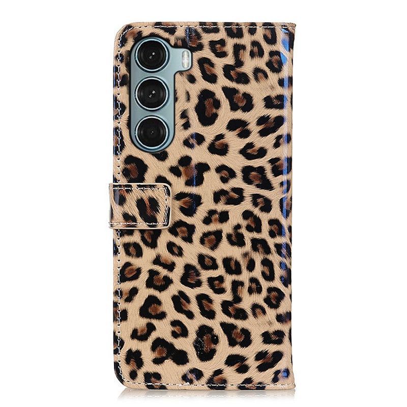 Peněženková Pouzdra Moto G200 5g Leopard