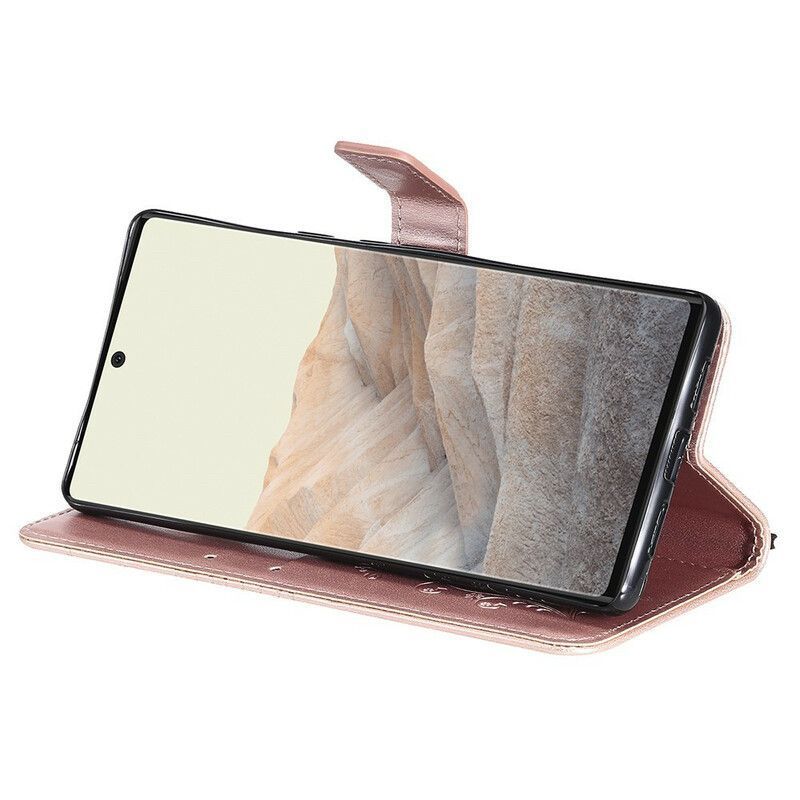 Peněženková Pouzdra Na Google Pixel 6 Pro Obří Tanga Motýlci