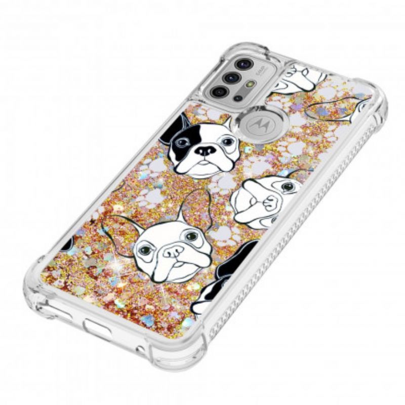 Pouzdro Moto G30 / Moto G10 Mr Glitter Dog