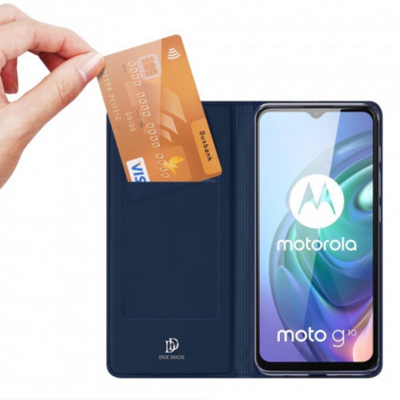 Překlápěcí Kryt Moto G30 / Moto G10 Skin Pro Dux Ducis