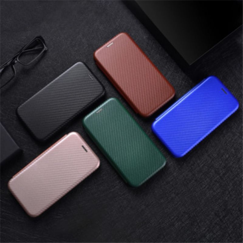 Vyklápěcí Kryt Moto G30 / Moto G10 Silikonová Karbonová Barva