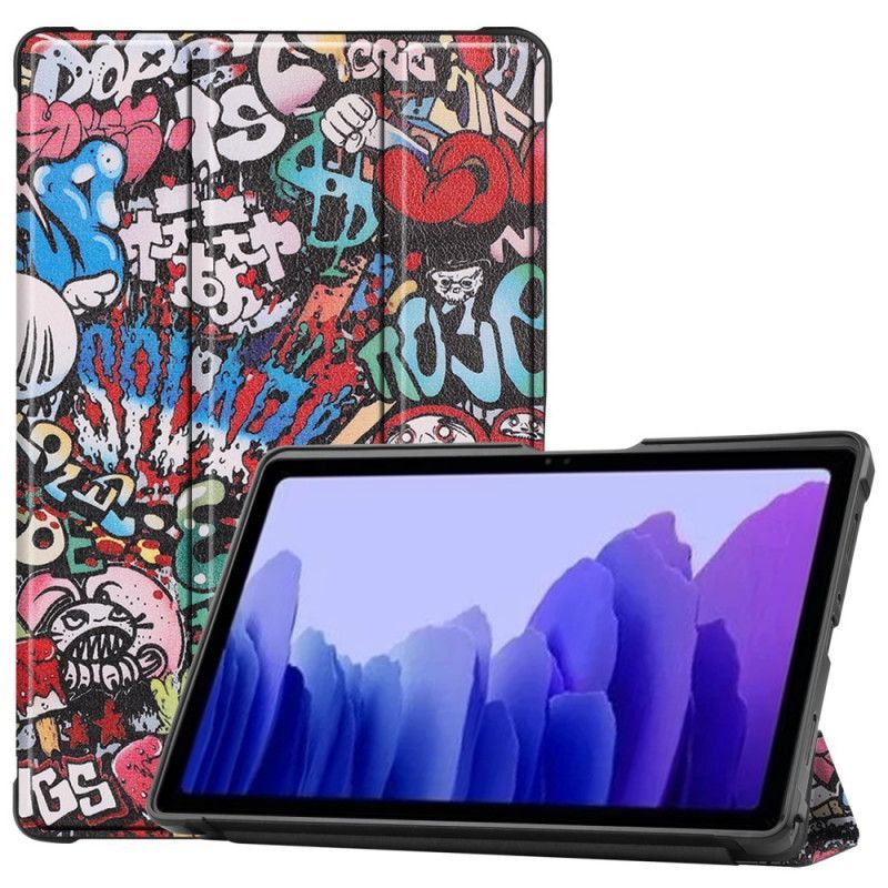 Chytré Pouzdro Kryt Samsung Galaxy Tab A7 (2020) Zesílené Graffiti