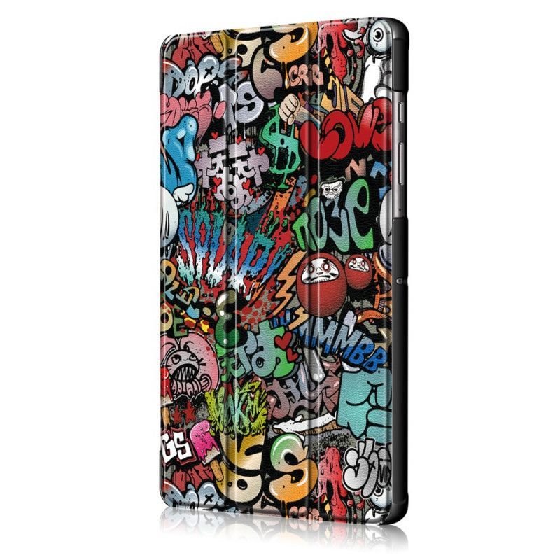 Chytré Pouzdro Kryt Samsung Galaxy Tab S6 Graffiti Penál