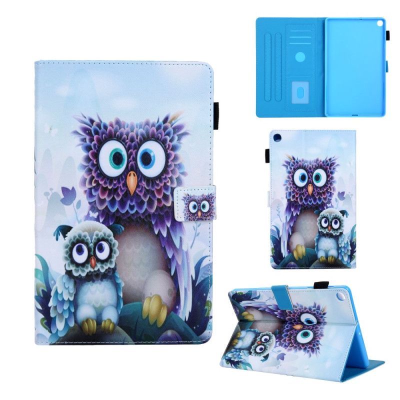 Cover Samsung Galaxy Tab A 10.1 (2019) Zmatené Sovy