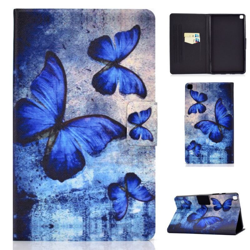 Cover Samsung Galaxy Tab A 8.0 (2019) Blue Butterflies