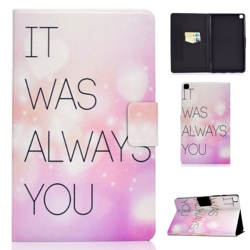 Cover Samsung Galaxy Tab A 8.0 (2019) Vždy Jste To Byli Vy