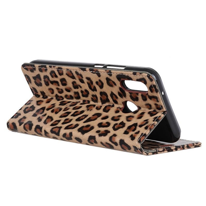 Flipové Pouzdro Na Samsung Galaxy A10s Leopard