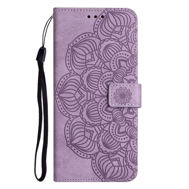 Flipové Pouzdro Na Samsung Galaxy A13 Na Lana Vintage Strappy Mandala