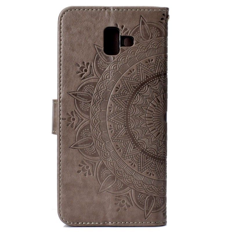 Flipové Pouzdro Na Samsung Galaxy J6 Plus Sluneční Mandala