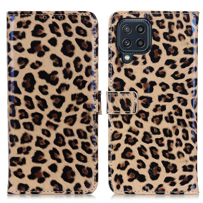 Flipové Pouzdro Na Samsung Galaxy M32 Leopard