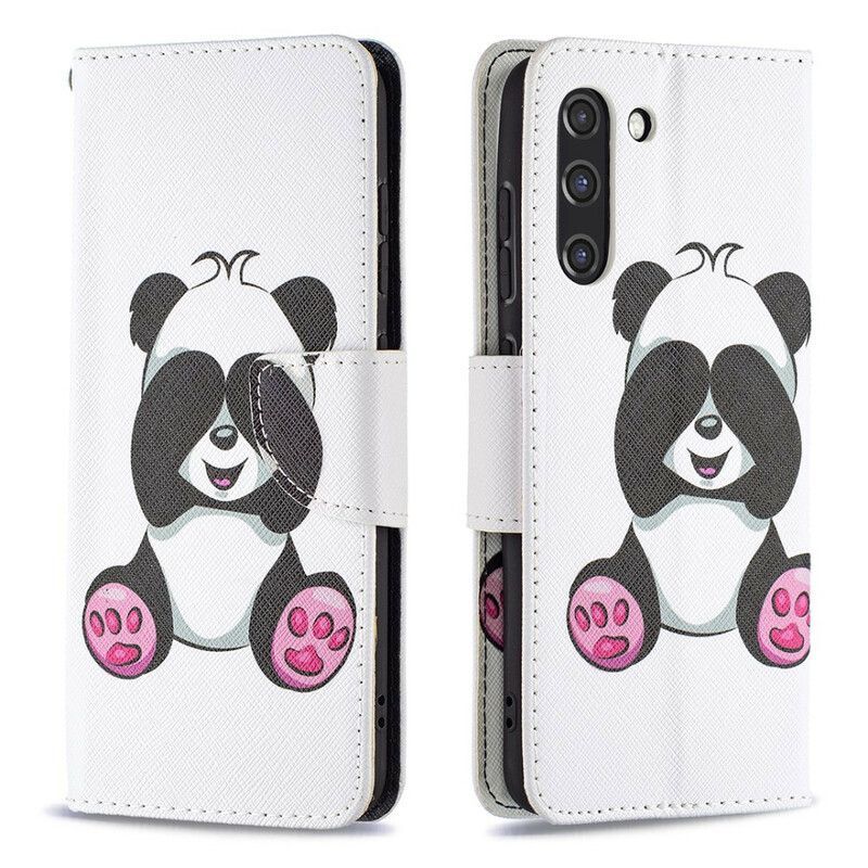 Flipové Pouzdro Na Samsung Galaxy S21 Fe Panda Zábava