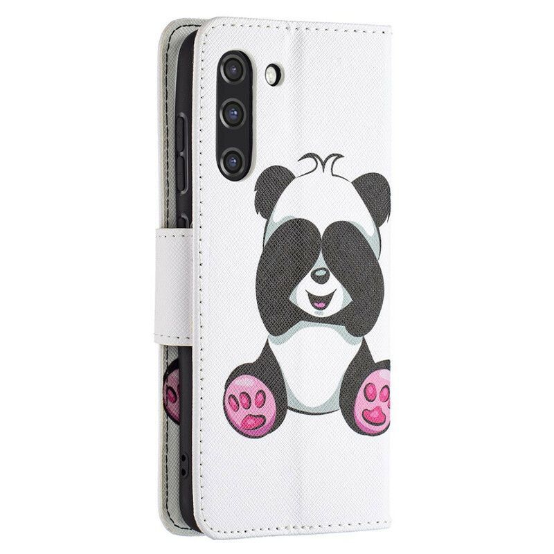 Flipové Pouzdro Na Samsung Galaxy S21 Fe Panda Zábava