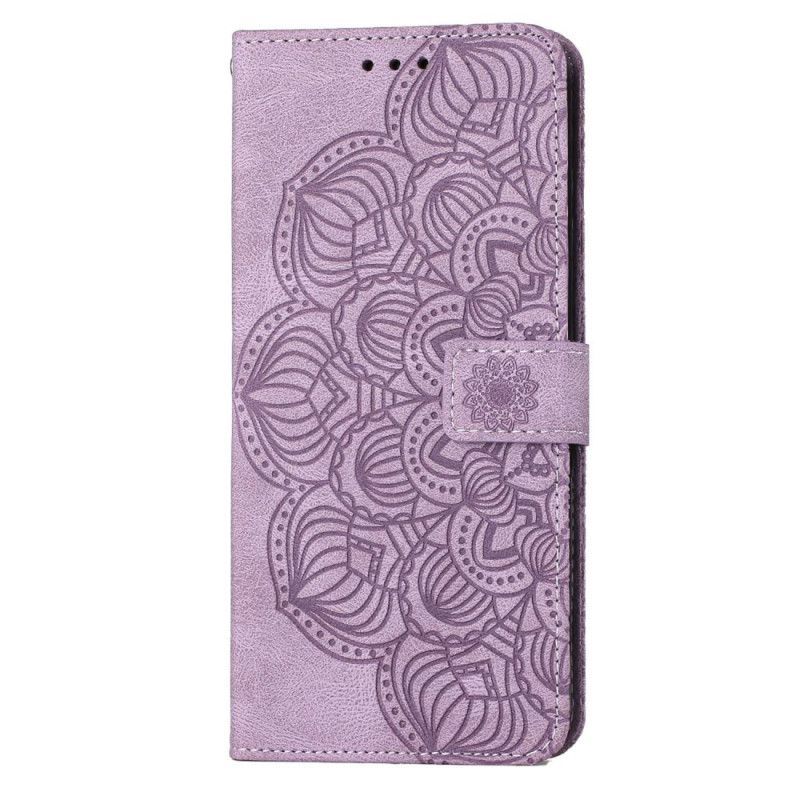 Flipové Pouzdro Na Samsung Galaxy S23 5G Na Lana Strappy Mandala