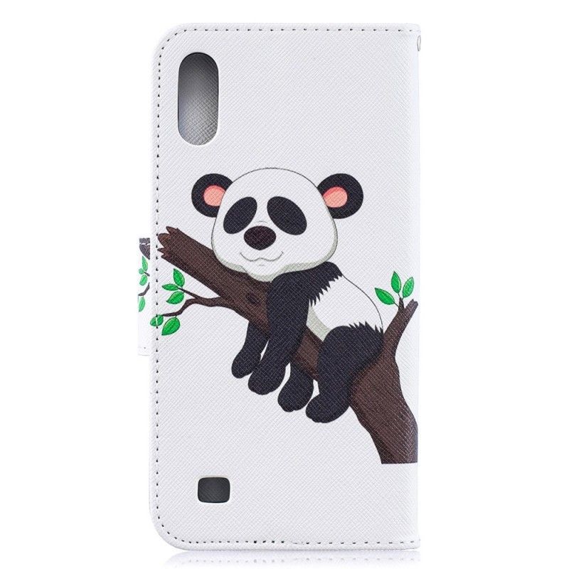 Flipové Pouzdro Samsung Galaxy A10 Líná Panda