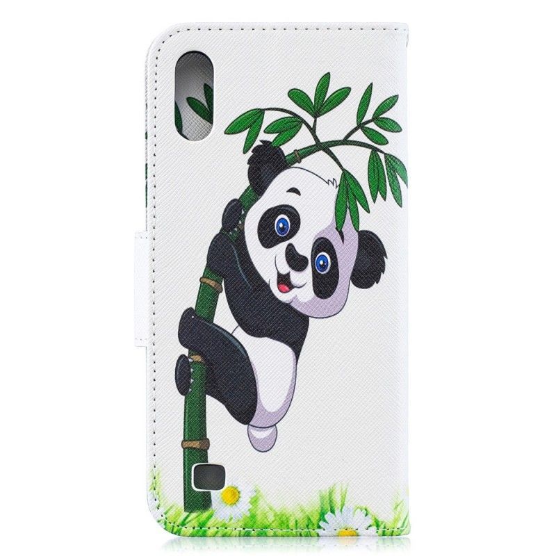 Flipové Pouzdro Samsung Galaxy A10 Panda Na Bambusu