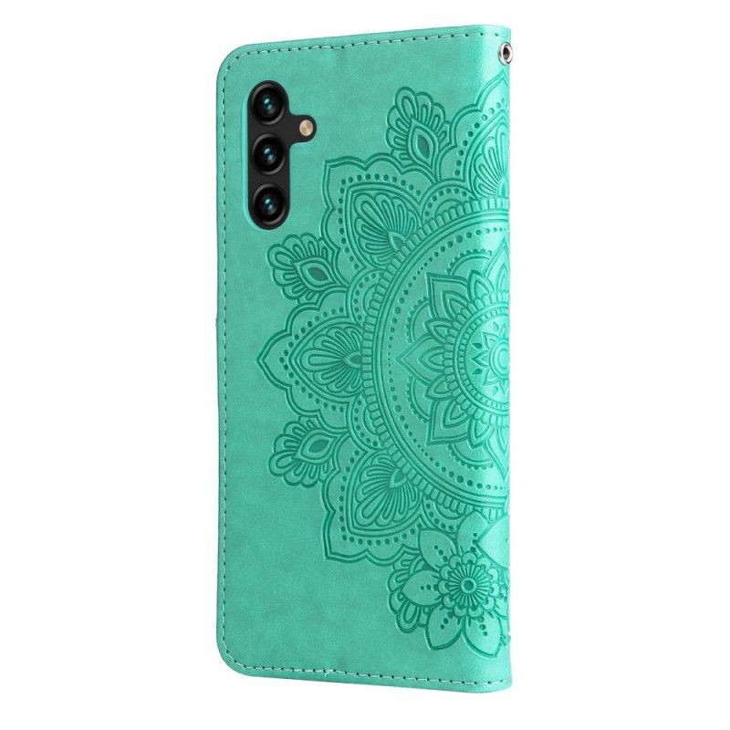 Flipové Pouzdro Samsung Galaxy A13 5g Květinová Mandala